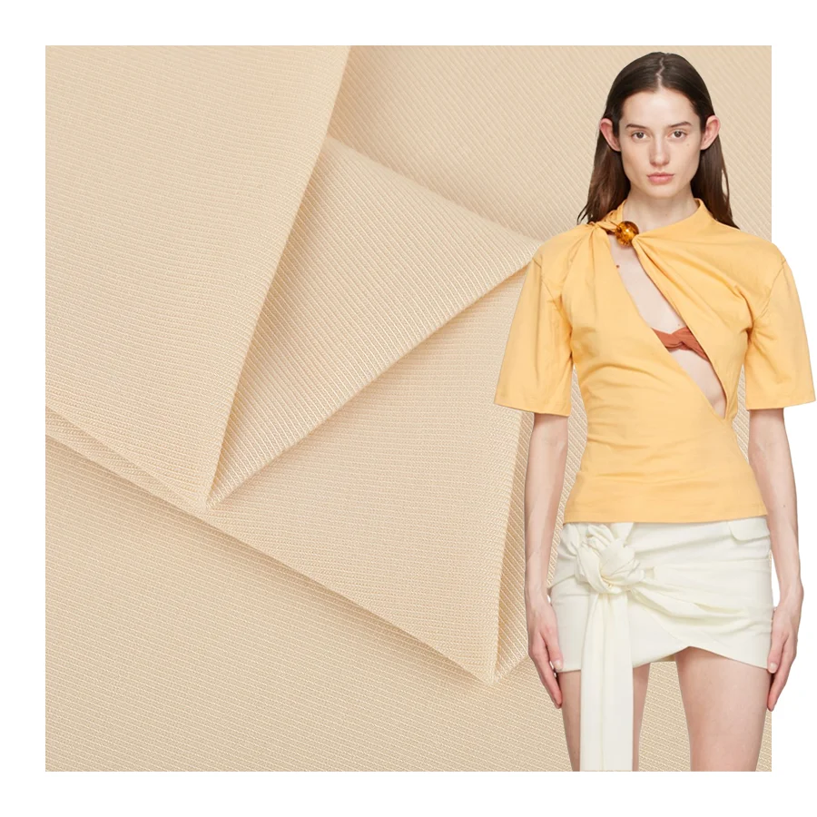 New Design Natural 17 Tencel 78 Polyester 5 Spandex Jersey Fabric Spandex Polyester Fabric Tencel Fabric For Tencel Baby Clothes