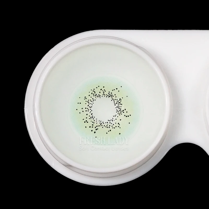 Liangguo Fresh Lady DNA Taylor Синие Серые Натуральные Косметические цветные контактные линзы