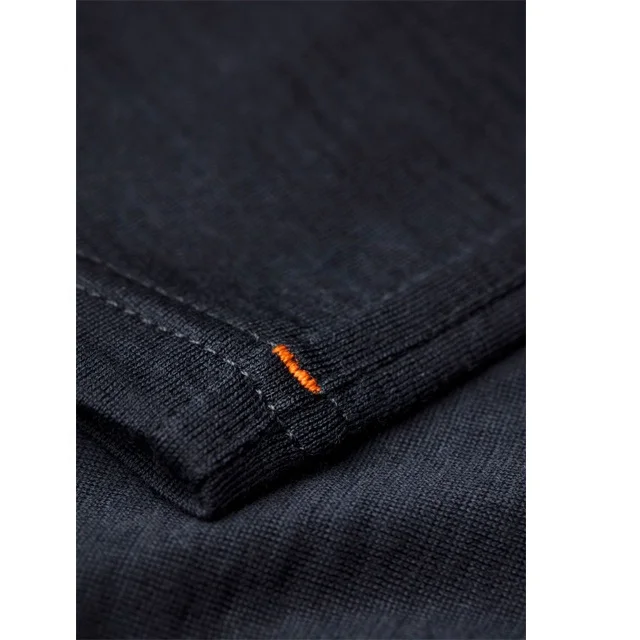 Solarwool Button Up Blue Grey Merino Wool Men Shirt