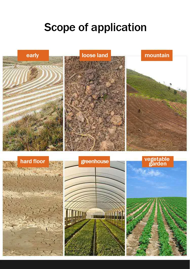 High Efficiency Garden Weeder For Sale Mini Power Tiller Hand Push Tiller