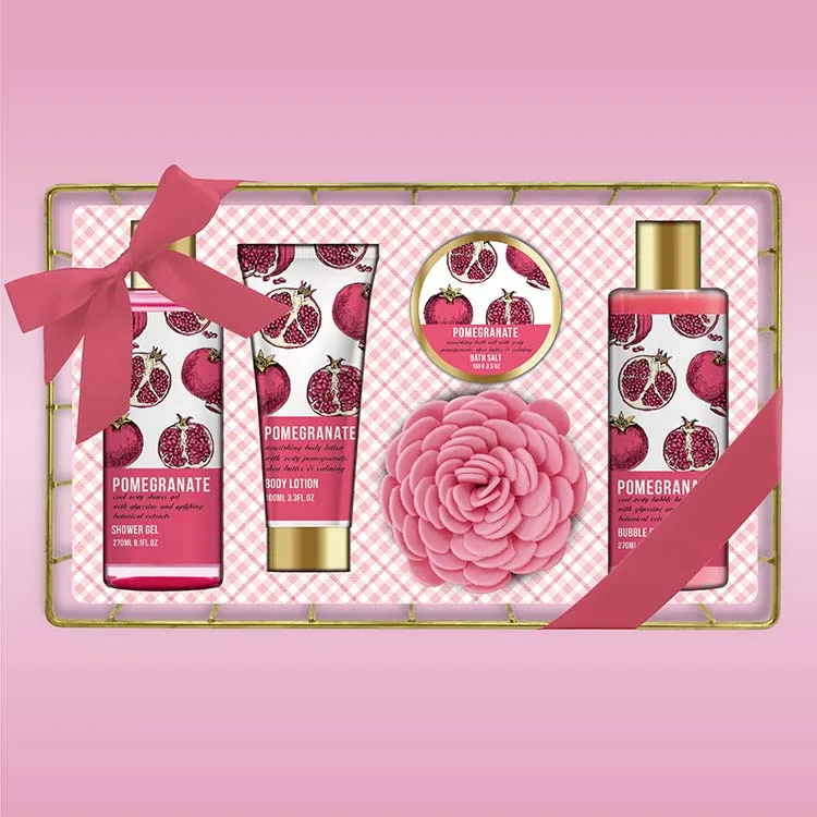 Увлажняющий органический новый стиль Гренадин духи для тела роскошная ванна уход за кожей спа подарочный набор