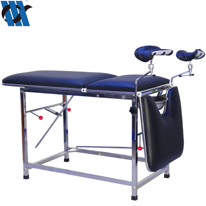 MDK-C105  Hospital Medical Gynecological Examination Bed Table With PU Leather For Obstetric Delivery Table