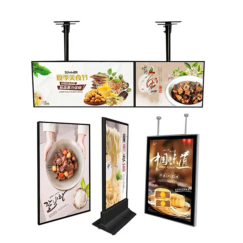 A4 Ultra Slim LED Drawing Light Box Advertising Lightbox Aluminum Frame Glass Light Box For Poster Display