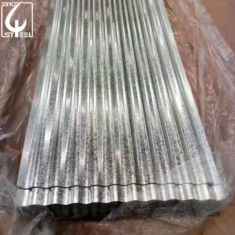 Hot Dipped Z120G Zinc Bwg 34 Galvanized Corrugated Sheet For Somali Mark