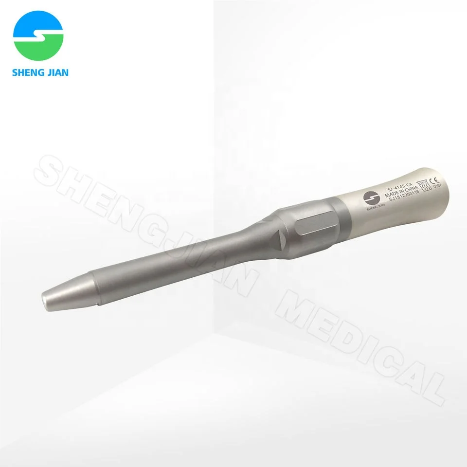 LXG197 SHENGJIAN Low Speed Handpiece 45 Degree LED Contra Angle Straight Dental Implant Motor dental handpiece