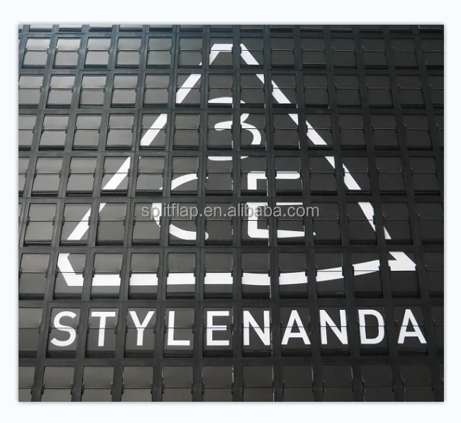 analog airport departure board Custom Split Flap Display