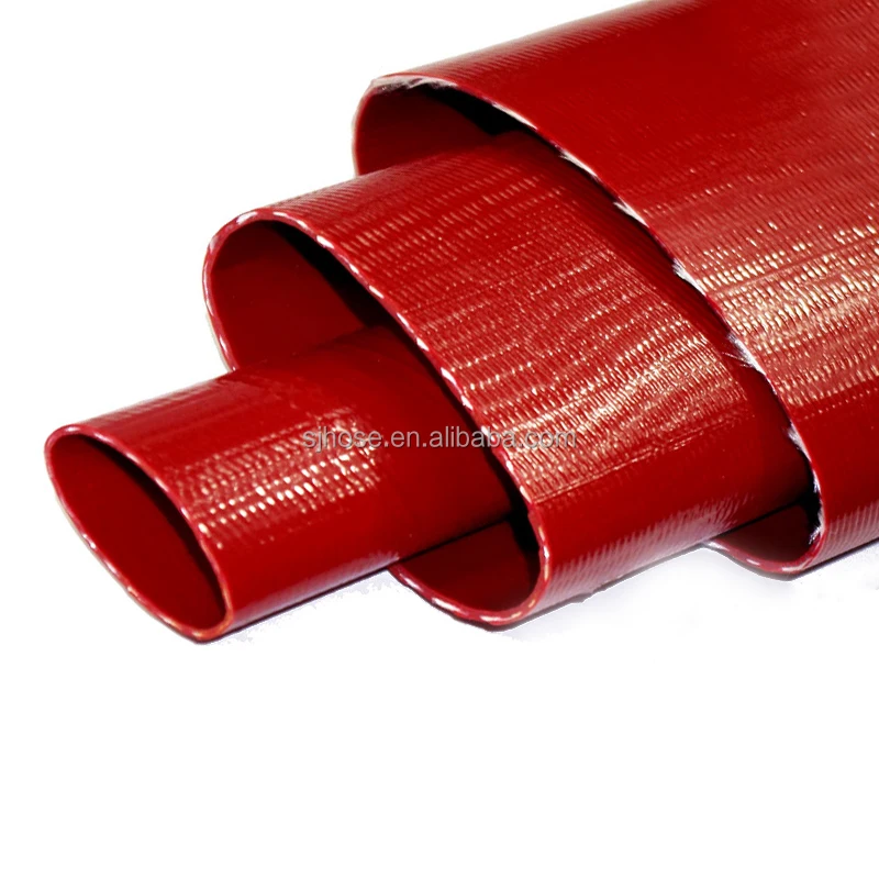 OEM Heavy Duty Water hose PVC Lay Flat Hose Brown Discharge Water Pump Hose