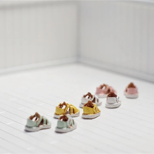 
Manufacturer supply lovely strap ankle bowknot sandal doll accessories blythe bjd dolls shoes 