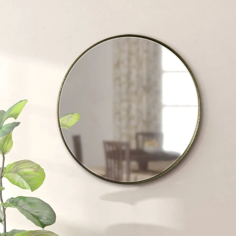 
Customized Antique Big Size Gold Living Room Decorative Wall Mirror Stainless Steel Mirrors Decor Wall Mirror 