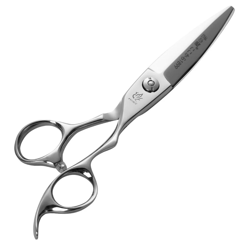 Engraved Hair Cutting Scissors Professional Japanese Wide Blade 6 Inch Hair Shears