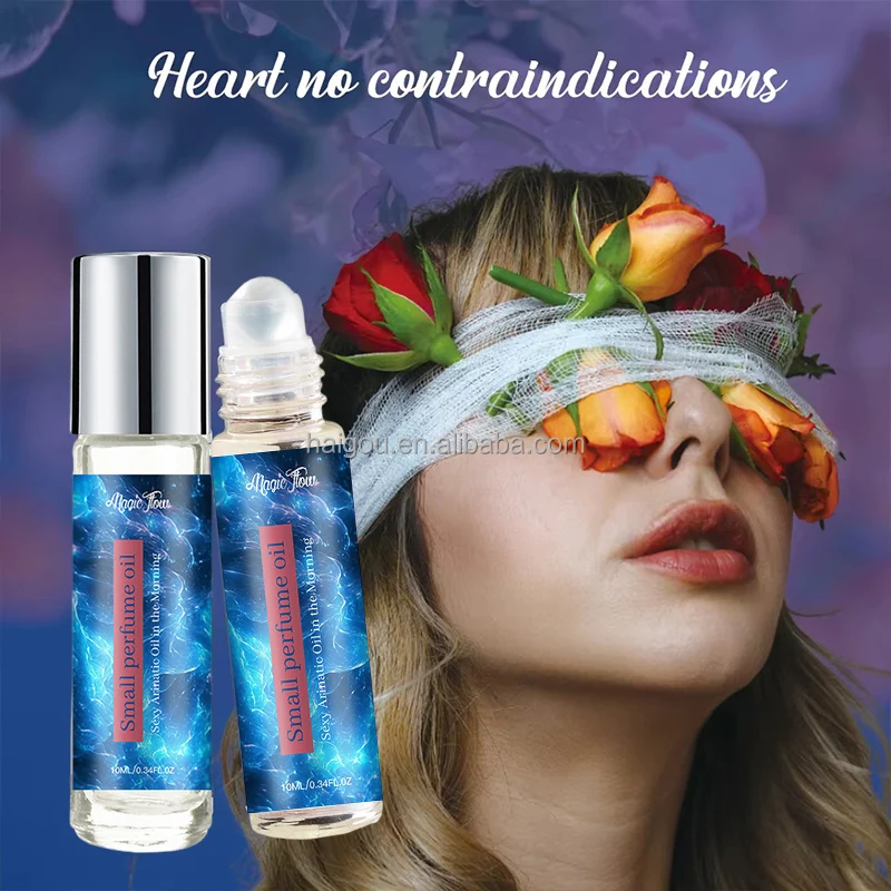 Wholesale Custom 10ml Fruity Floral Weedy Aroma fragrance Parfums Women Roll on Bottle Pheromone Essential Perfume Oil