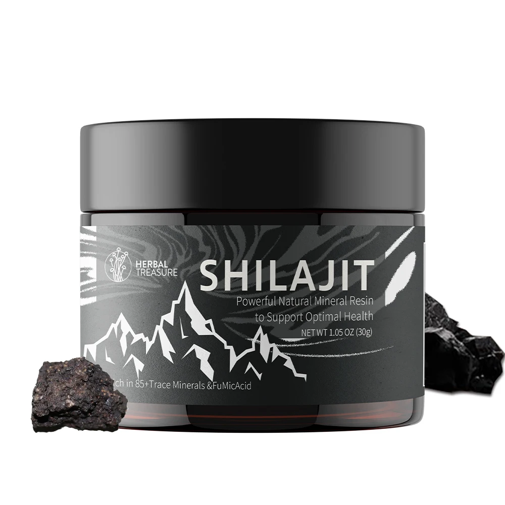Premium Quality Shilajit Resin with Rich Fulvic Acid Sourced From Himalayas India, Available in Private Label and Packaging