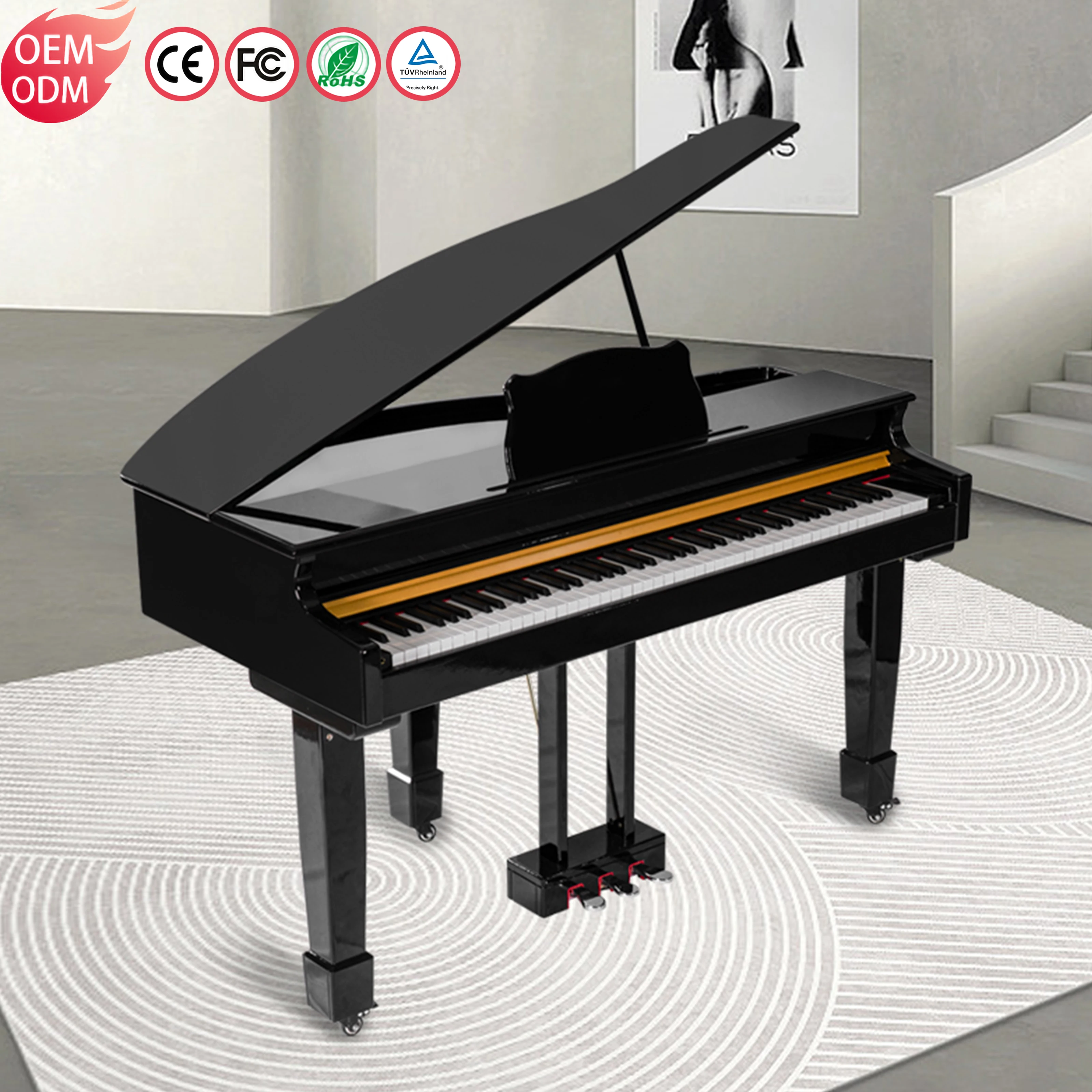 KIMFBAY Electron Piano Flexible Used Pianos for Sale 88 Keys Piano Digital
