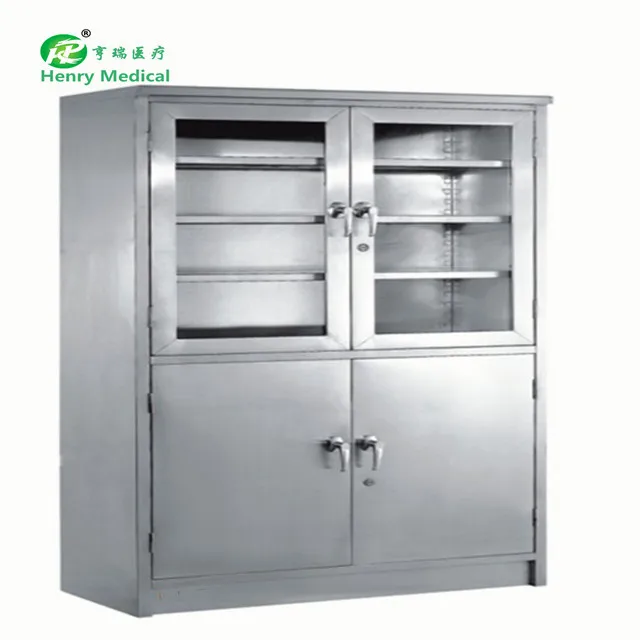 Hospital equipment medical stainless steel medical cabinet instrument cabinet