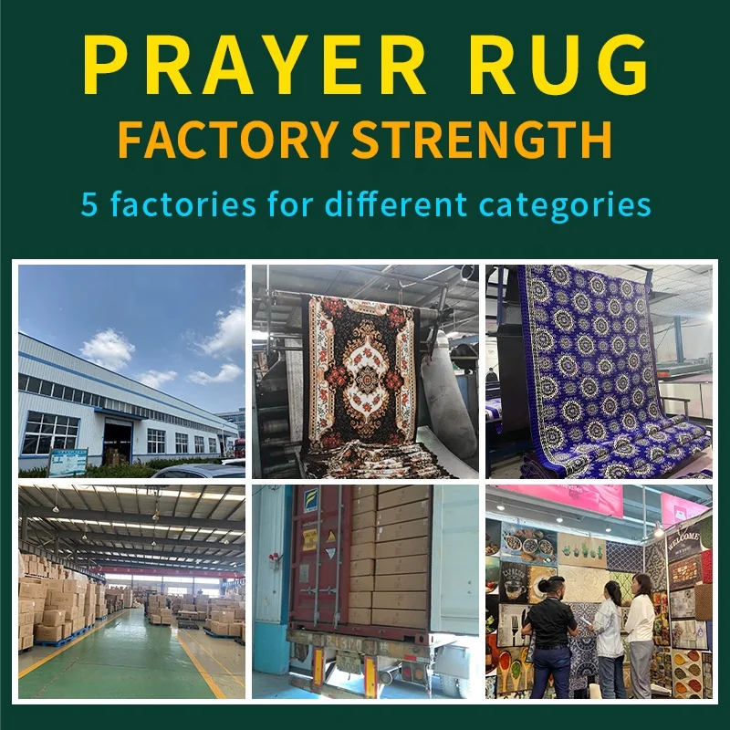 Factory direct sales wholesale Muslim embossed worship blanket prayer mat prayer rug