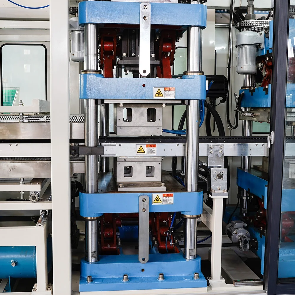 Plastic Lunch Box Vacuum Forming Machine For Plastic Fruits And Vegetables Box