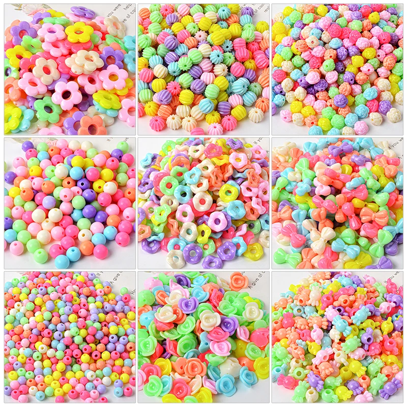 1700pcs Mixed Single Letter Beads For Bracelet Making Light Candy Colors Acrylic Loose Beads