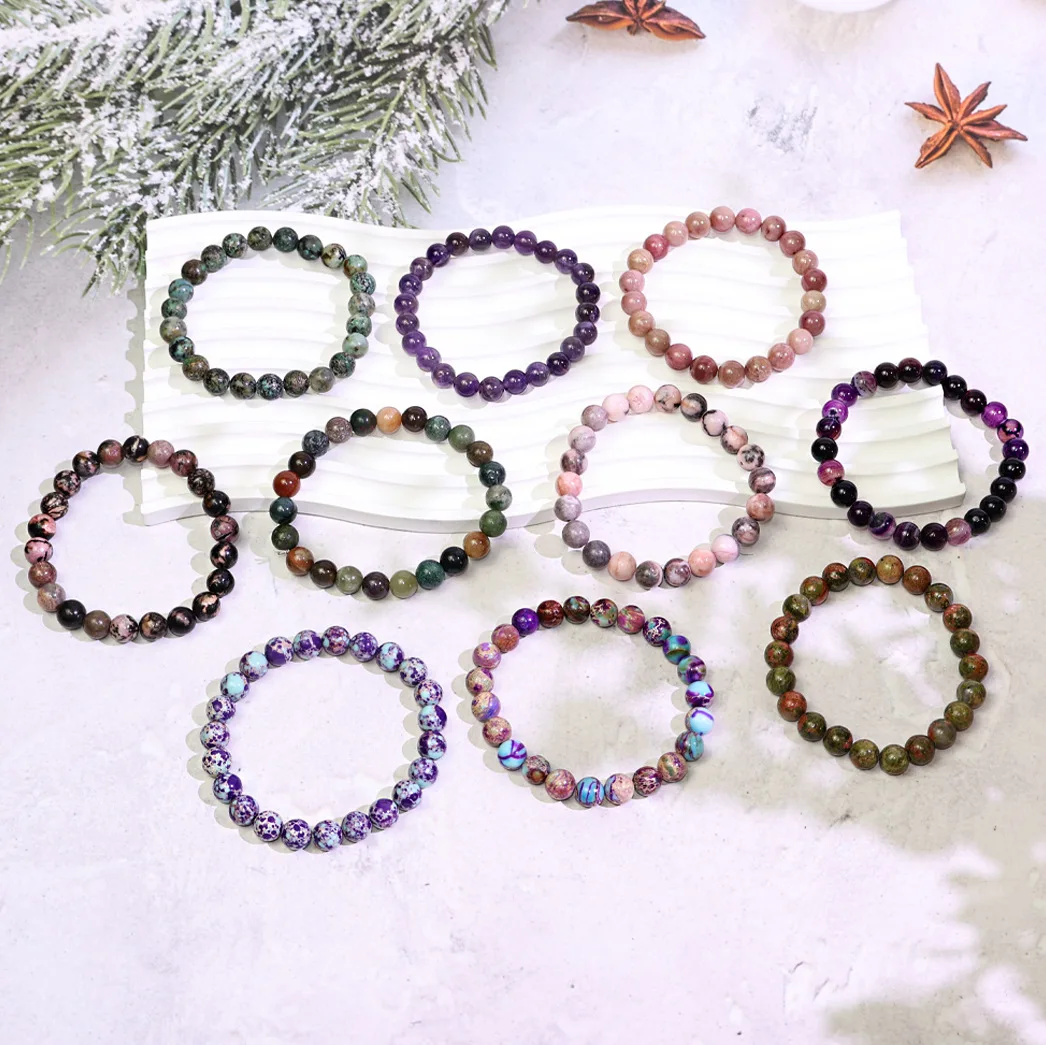 Wholesale  Colorful Crystal Beads High Quality Crystal Bracelet For Men Women Girl