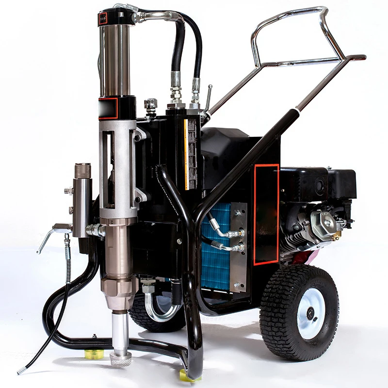 Interior Decoration Putty Powder Spraying Machine Gasoline Real Stone Paint Anti-corrosion Paint Sprayer for Wall Latex Paint