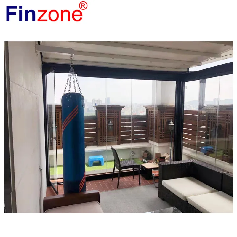 бескаркасное остекление Finzone 30 модное
