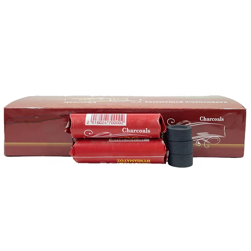 YKS 22mm quick lighting bakhoor charcoal charbon hookah coal incense tablet