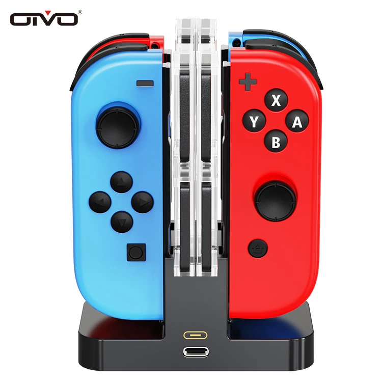 OIVO Brand Factory Charging Dock Charging Station Stand for Nintendo Switch Joy-Con