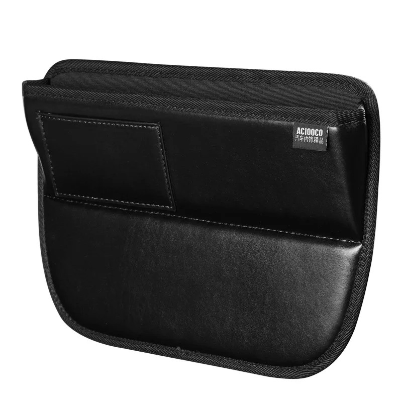 Car Tool Storage Box Wholesale Leather Car Seat Slot Storage Box Multifunctional Car Gap Storage Box