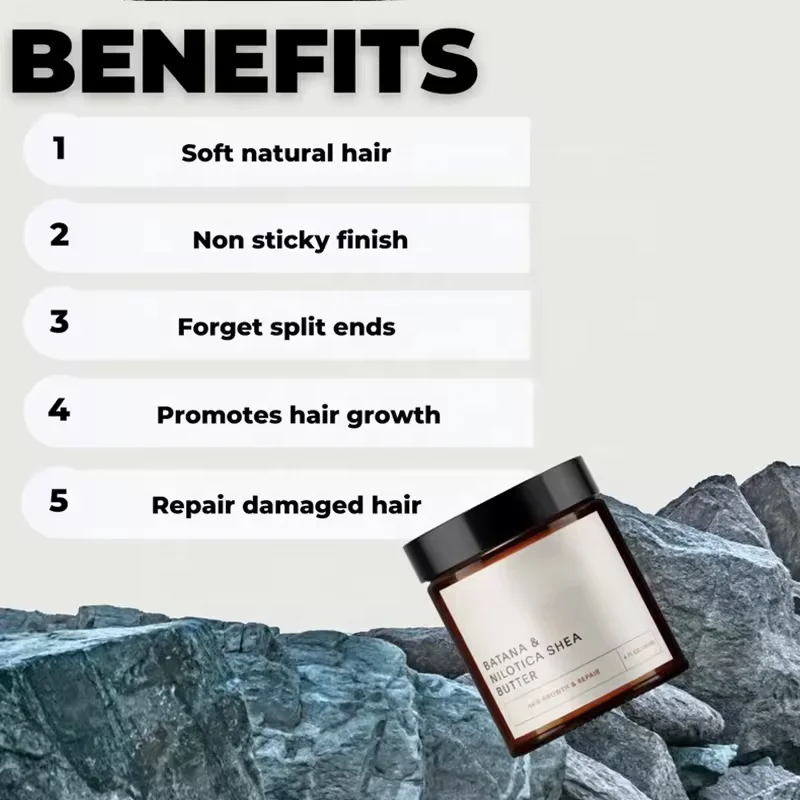 Private Label 100% Raw Organic Batana Oil Custom Natural Shea Butter Solid Batana Oil Hair Growth