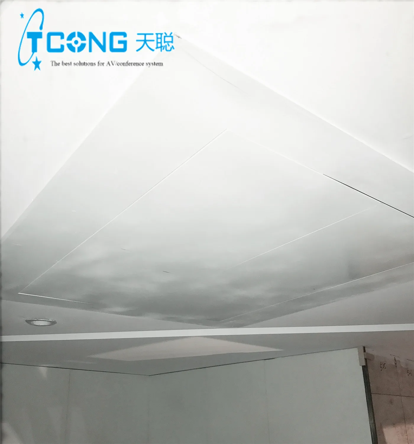 Amplifier Storage Motorized Sound Storage Hidden Speaker Cabninet Electric Ceiling Sound Lift Ceiling Speaker Mount