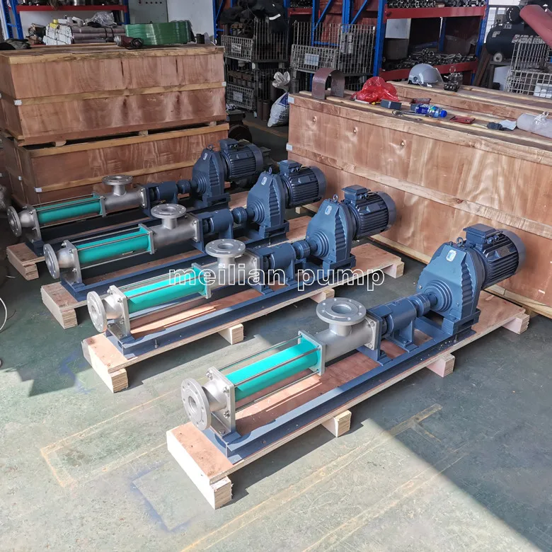 Screw Pump mud progressive cavity pump helical rotor mono screw oil slurry sludge pump  G30-1