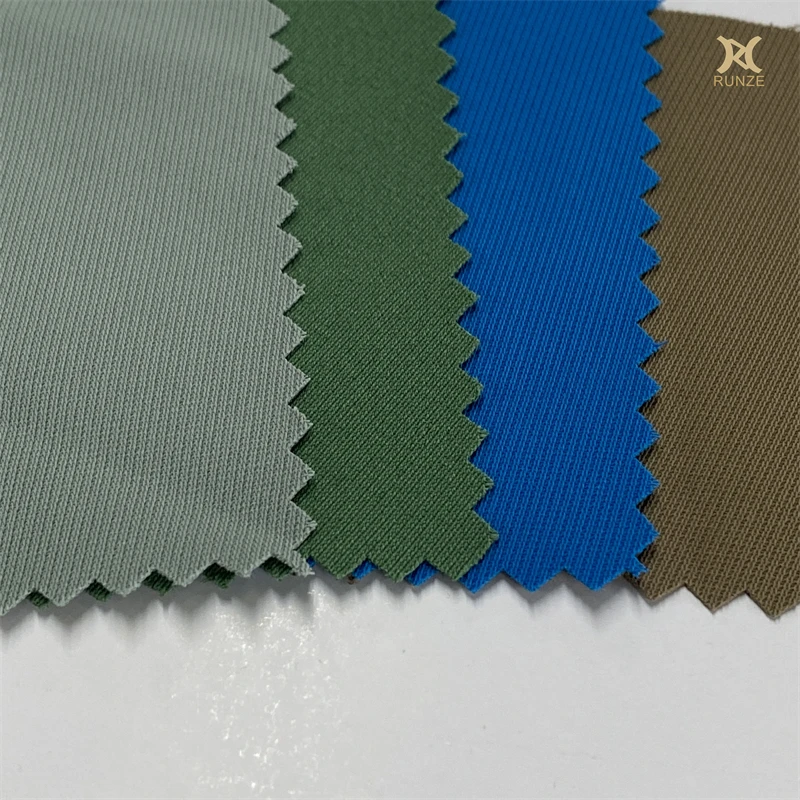 READY To Ship Anti-wrinkle 160d SPH Polyester Twilled Drill Fabric For Women Clothing Lady Pants Trousers