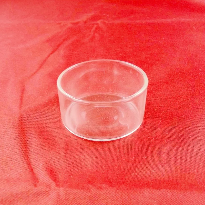 Factory Hand Made Transparent Glass Tealight Holder/Clear Glass Tealight Holder/Tealight Holder Glass for Large Party Supplier