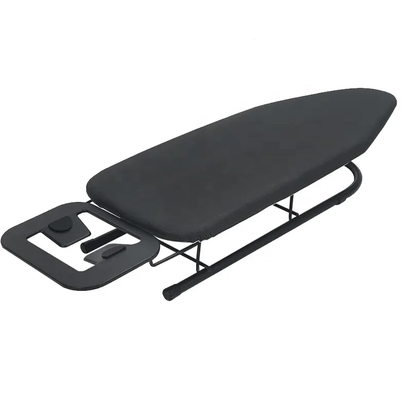 Small Tabletop Ironing Board with Iron Holder Compact Folding Ironing Board with U type Frame and Cover Pad