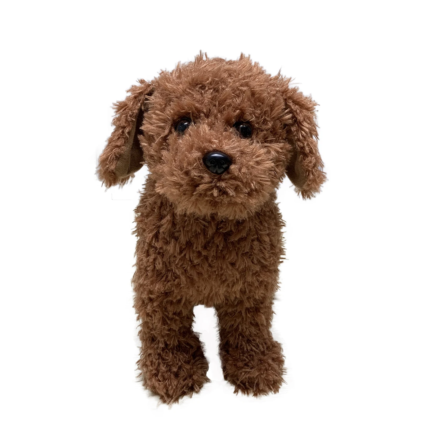
2019 hot sell lifelike teddy dog stuffed animal toy realistic teddy dog poodle dog toy 