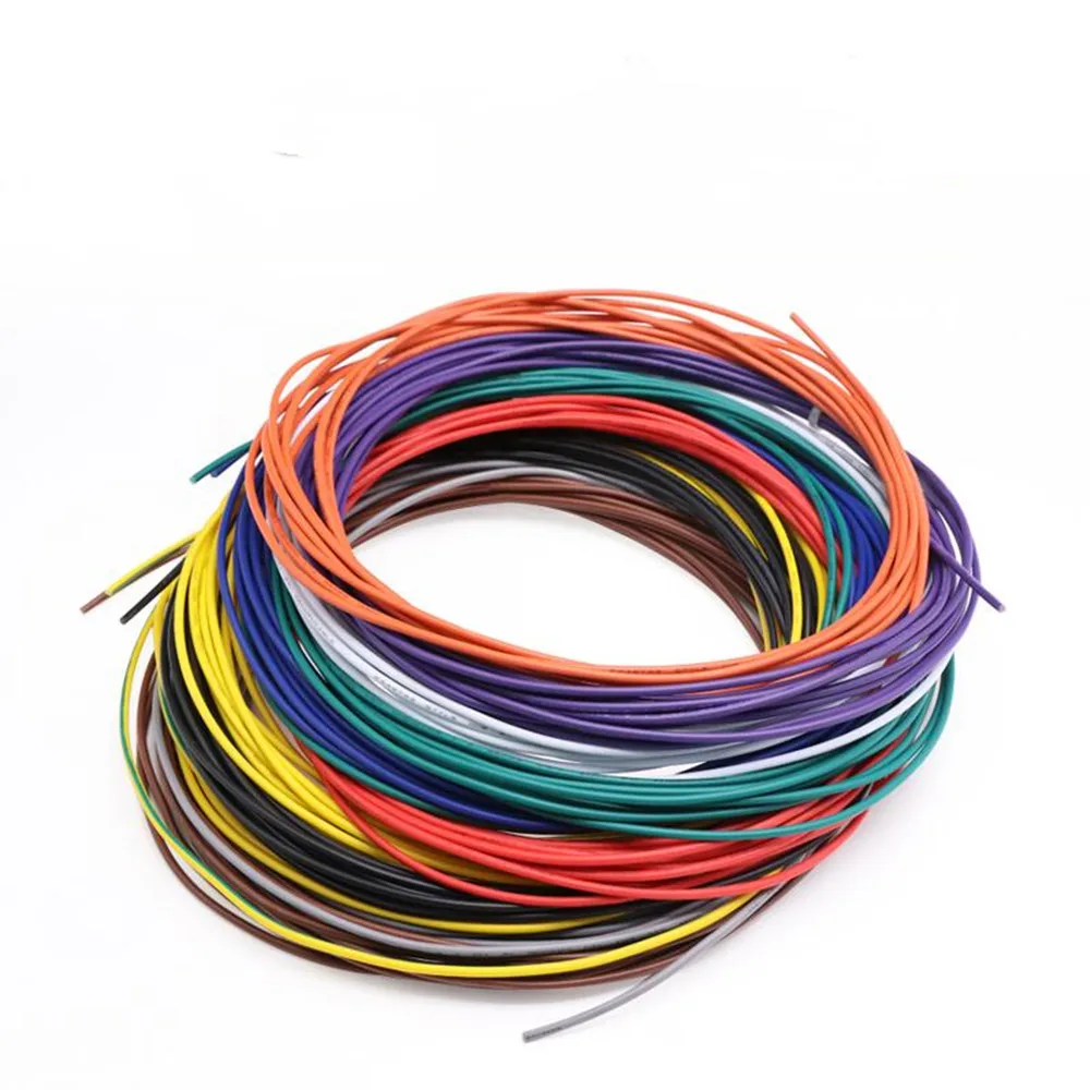1015 PVC Tinned Copper electrical cable for home High Temperature Cable Cord 600V 105C 24A 22 20 18 16 14AWG
