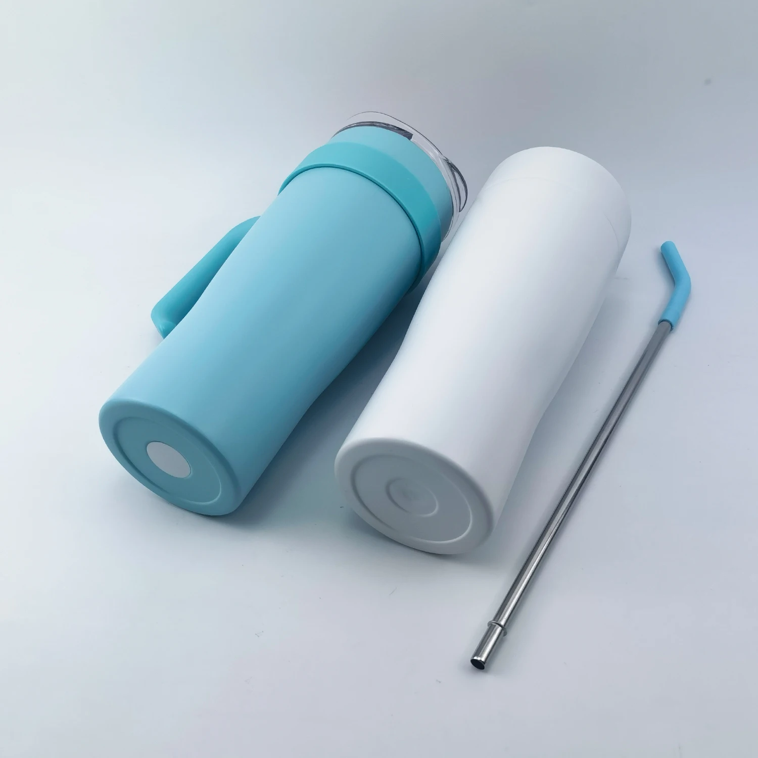 Wholesale stainless steel double wall tumbler travel mug cup 40oz with handle with lids