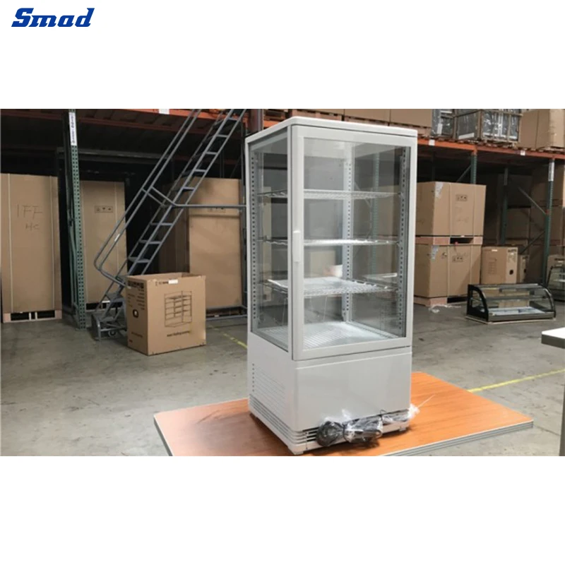 Smad OEM плоские стеклянные столешницы-охладитель 96L витрина для