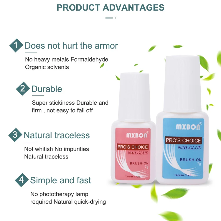 7g Mxbon Nail Glue For Decoration Rhinestone False Nails DIY Nail Art Tips Adhesive Tool OEM