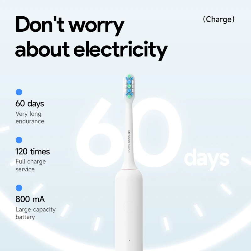 Wholesale Hot Selling Toothbrush Wireless Power Sonic Electric Toothbrush, M1 PINK WHITE Electric Toothbrush