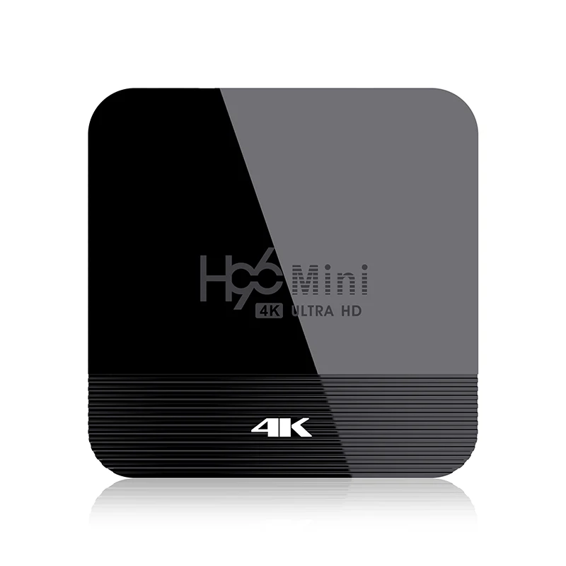 Смарт Google H96 MINI H8 Rockchip RK3228A четырехъядерный Двойной Wi-Fi 1 ГБ 8 4K Android 9 0