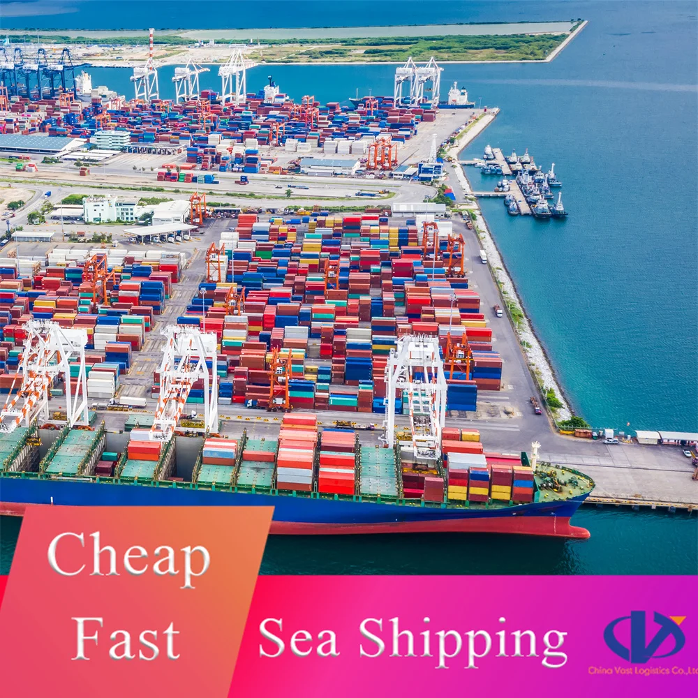 FCL International Freight Forwarding Service Sea shipping From China To Germany France UK Italy Europe logistics company