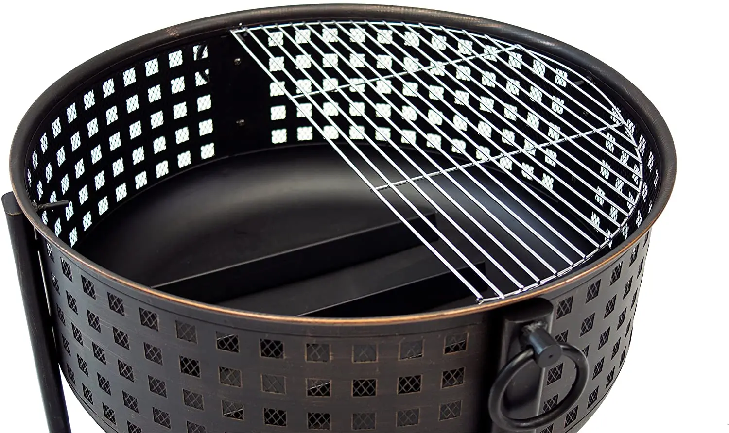 Wholesale Outdoor Iron Steel Firepit Wood Log Burning Metal Fire Pits Barbecue Grill