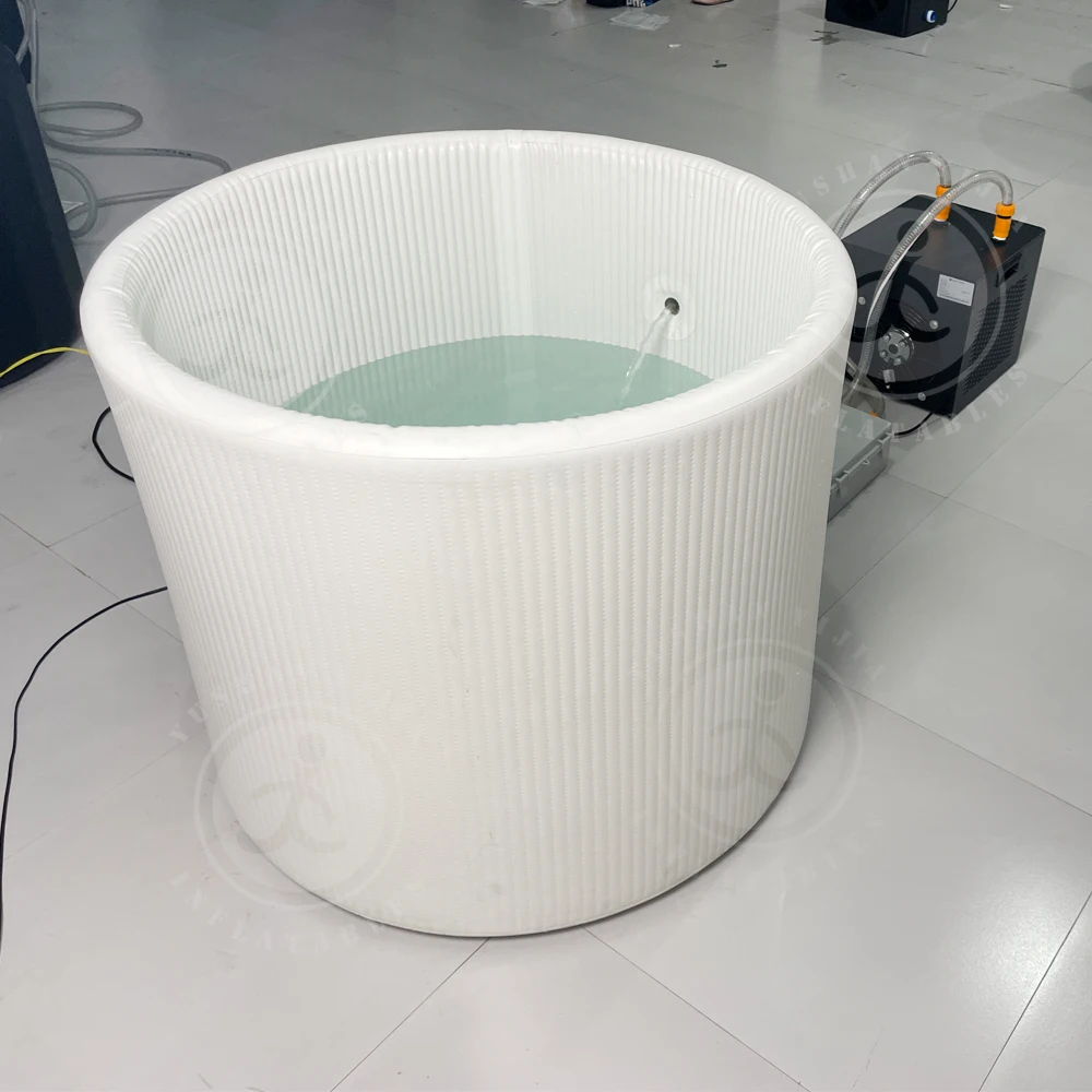 Outdoor 1/2 Hp 1hp 2 Hp Air Cooled Pool Wifi Connect Cold Plunge  Recovery Water Heater And Chiller  For Athletes