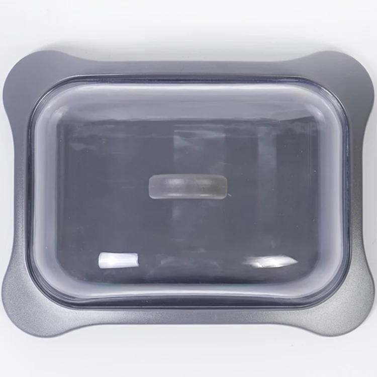 Butter Cheese Dish with Lid Good Quality Food Grade Rectangle Plastic Plate Dish PS Color Box N/A Pattern Modern Everyday 0.09