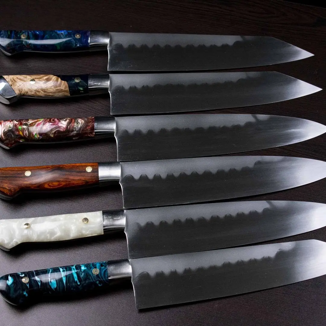  Горячая продажа кухонные 8-дюймовый поварский нож с дамасковой стальной лезвие