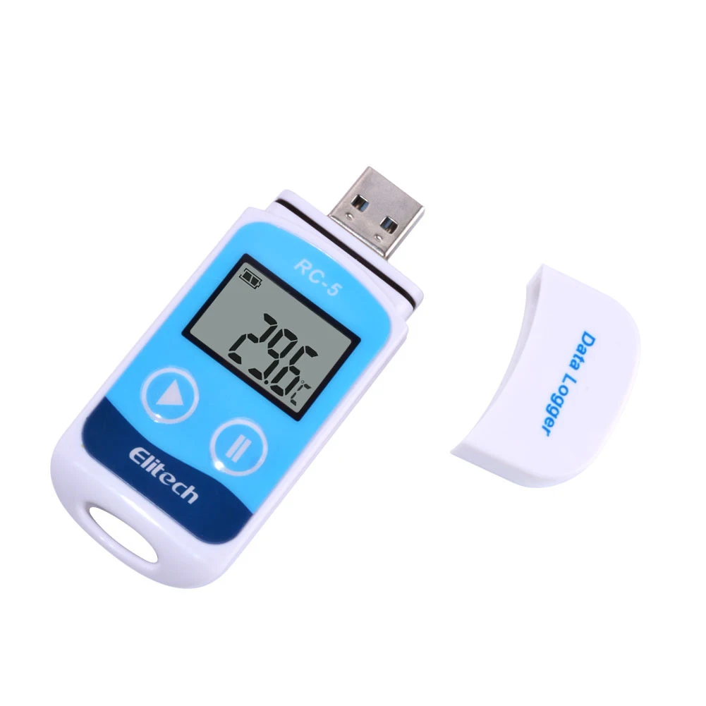 High Accuracy USB Temperature Recorder for Freezer Cold Room Digital Thermometer Data Logger