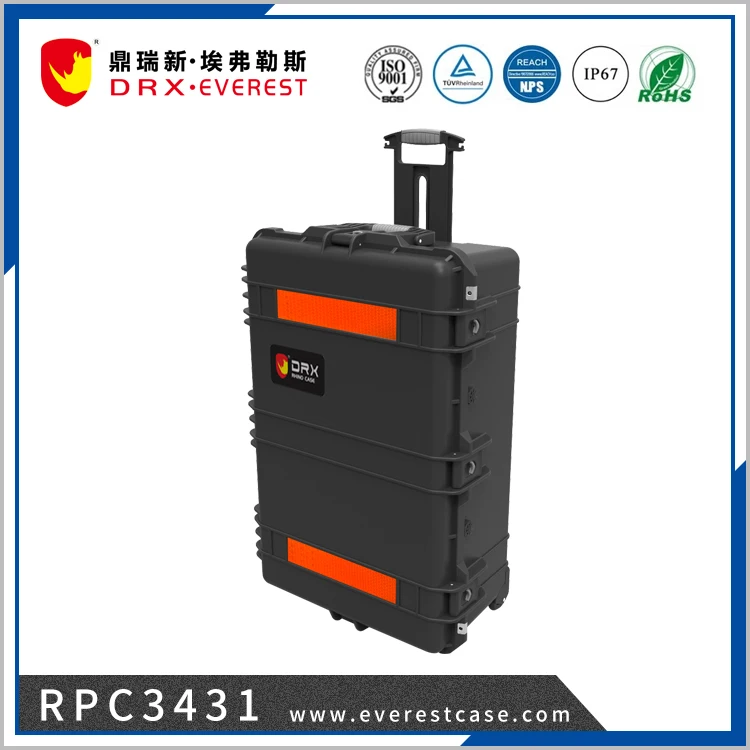 factory price IP67 dji spark  waterproof plastic pp hard tool case