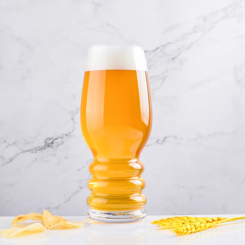 Hot sale 18oz unique bottom libbey craft brews IPA beer glass custom IPA craft beer glasses