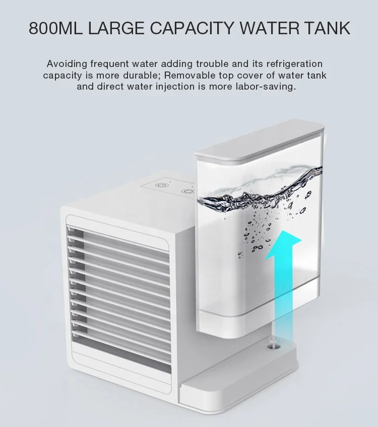 
portable personal small new design low voltage electric mini electric dc water air cooler for room/home 