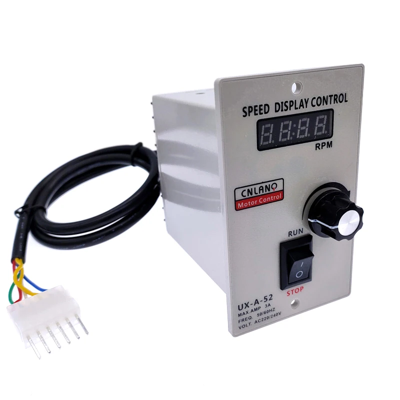UX-A-52 цифровой дисплей регулятор скорости мотора 400W AC 220V скорость определить